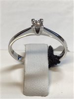 Anello Recarlo Donna in Oro bianco Diamante 0.11 Ct XB251/010 - XB251/010